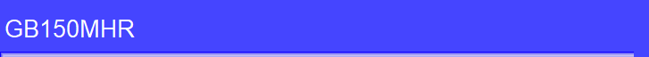 GB150MHR