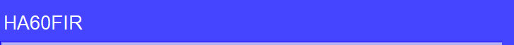HA60FIR
