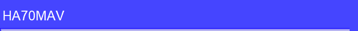 HA70MAV