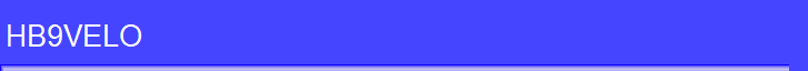 HB9VELO