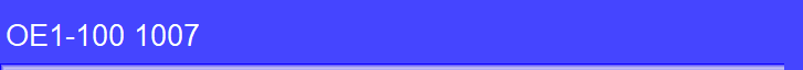 OE1-100 1007