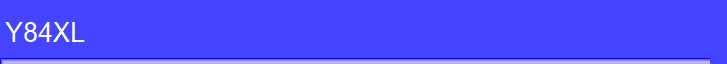 Y84XL