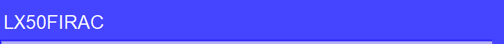 LX50FIRAC